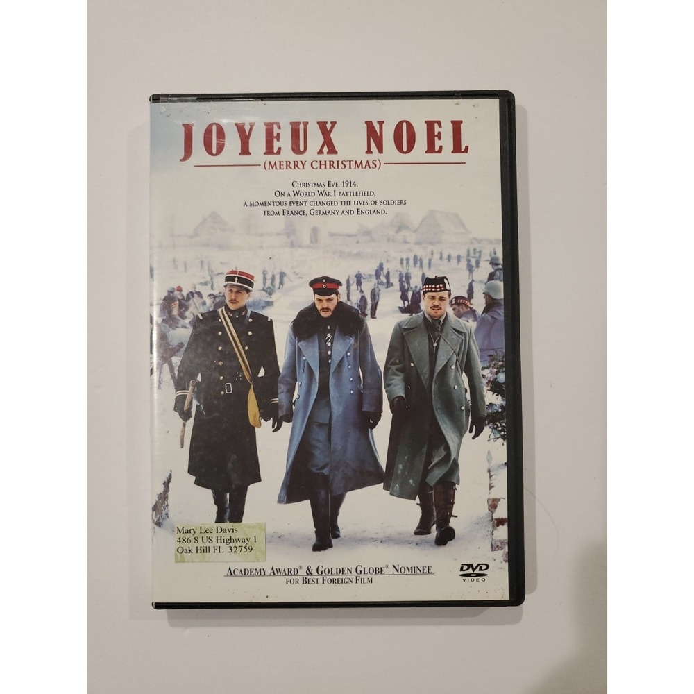 Joyeux Noel (2005) DVD WWI Drama Foreign Film Christmas Truce